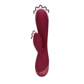 Loveline by Shots Vibrador Coelhinho Silicone Suave Dark Cherry