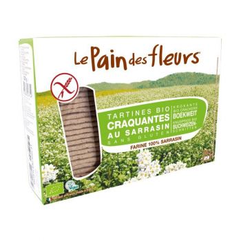 Biscoitos sarracenos crocantes Le Pain des Fleurs