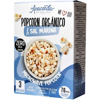 Palomitas Orgánicas 0% Grasa
