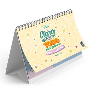 Calendario Sobremesa 2026 Claro Que Puedo Con Todo