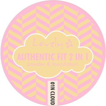 Authentic Fit 2 em 1 Base de Maquilhagem em Pó