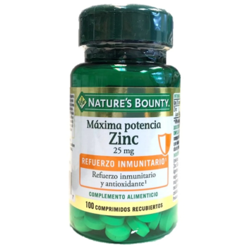 Zinc Máxima Potencia Comprimidos