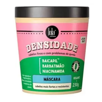 Máscara de Densidade Restauração Cabelos Finos 