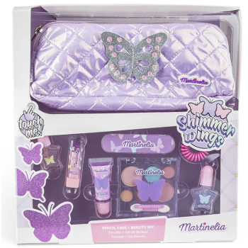 Shimmer Wings Pencil Case & Estuche de Maquillaje