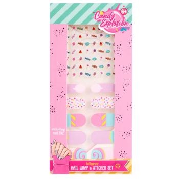 Candy Explosion Nail Stickers Creation