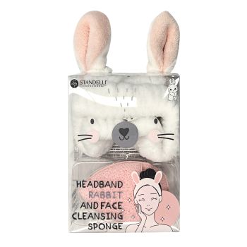Headband Rabbit + Esponja de Limpeza