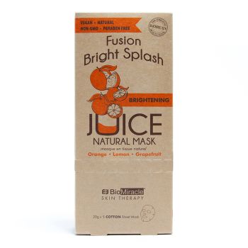 Fusion Bright Splash Mascarilla Facial Iluminadora de Zumo de Naranja