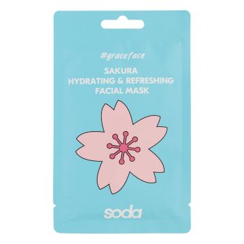 Máscara Facial Sakura Hidratante e Refrescante