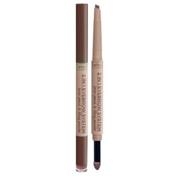 Lápiz de cejas automático 2 en 1