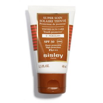 Super Soin Solaire Visage SPF 30 Protector solar con color