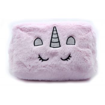 Nécessaire com cabelo de unicórnio