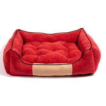 Cama para Mascota Soft Bicolor Rojo Cama para Mascota Soft Bicolor Rojo