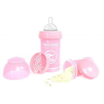 Biberón Anticólico Rosa