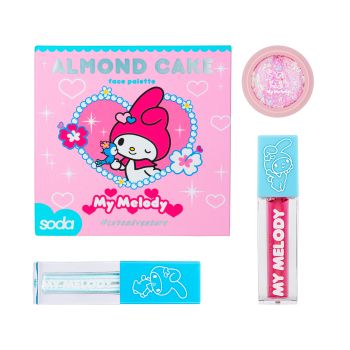 Hello Kitty My Melody Set de Maquillaje Almond Cake