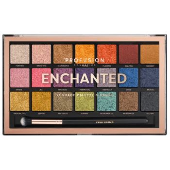 Enchanted Paleta de Sombras 21 Tons + Pincel