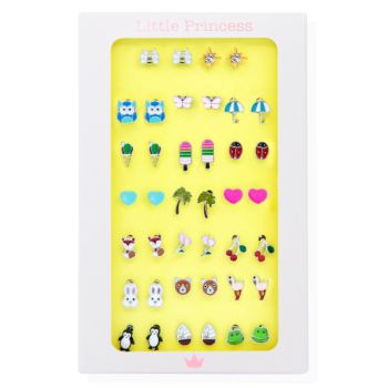 Little Princess Set 20 pares de Pendientes Animals