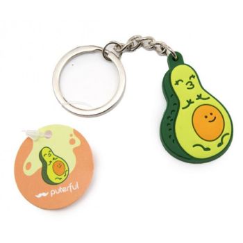 Porta-chaves Goma Abacate