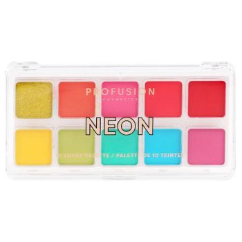 Neón Paleta de Sombras 10 Tons