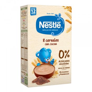  Papilla de 8 Cereales con Cacao 