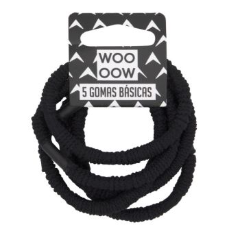 Set 5 Gomas Básicas Negras Set 5 Gomas Básicas Negras