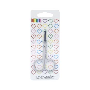Tesoura de unhas Punta Redonda Acero