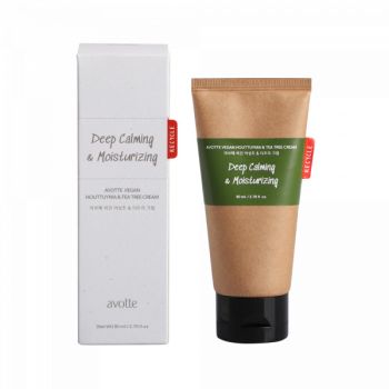 Vegan Crema Facial de Houttuynia y Árbol del Té