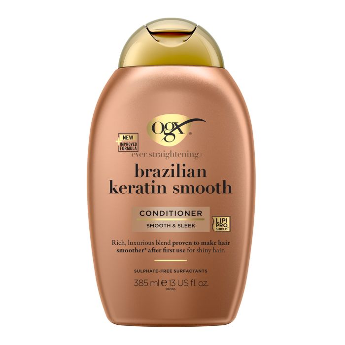¡38% DTO! Brazilian Keratin Smooth Acondicionador 385 ml