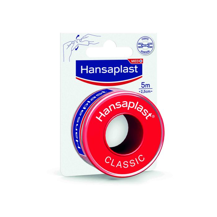 Hansaplast Med+ Classic Esparadrapo 5m x 2,5cm