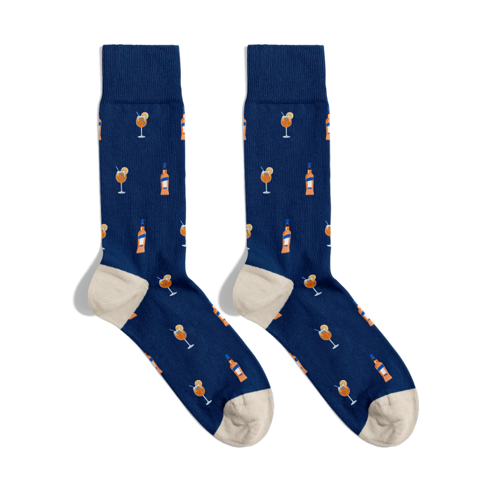 Meias Aperol Italian Socks  Billy Brown
