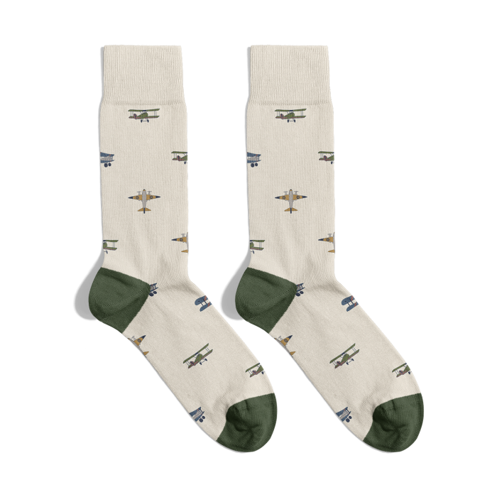 Meias Classic Plane Socks  Billy Brown
