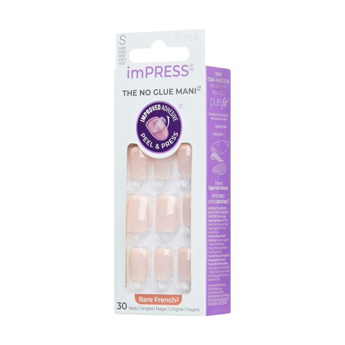 Impress Color Classic French Unhas Postiças