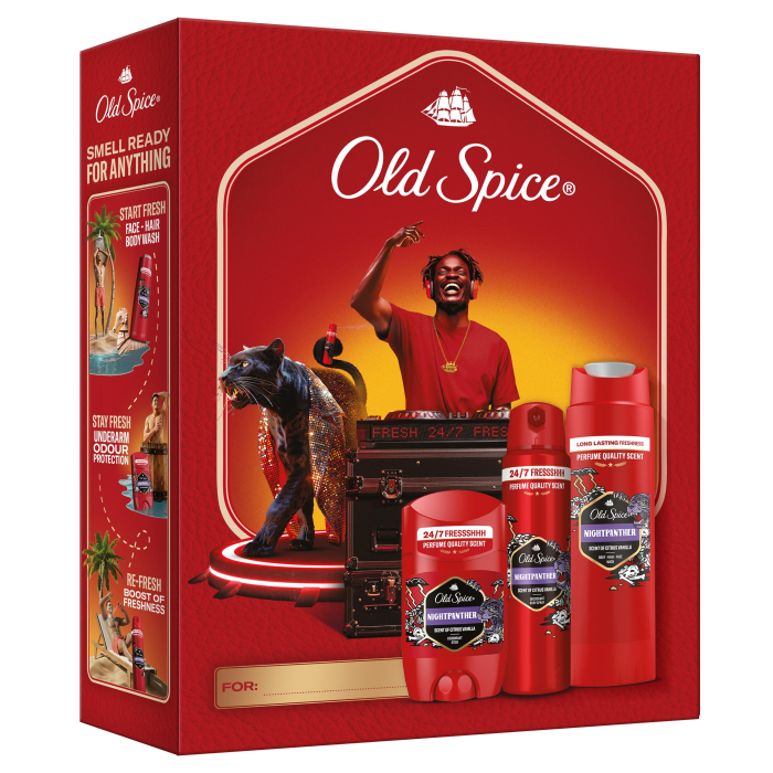 Pantera Nocturna Set de Regalo Para Hombres 450 ml
