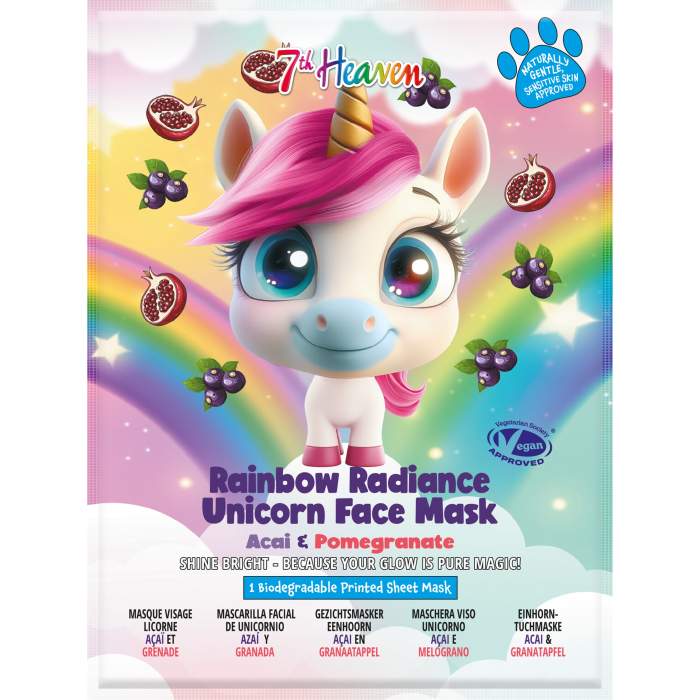 ¡32% DTO! Mascarilla Facial Animal Mask Unicornio Yuzu y Camu Camu 26 gr