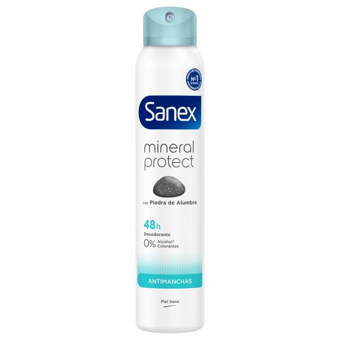Desodorante Spray Natur Protect 48h Anti-manchas Blancas con Piedra de Alumbre 200 ml