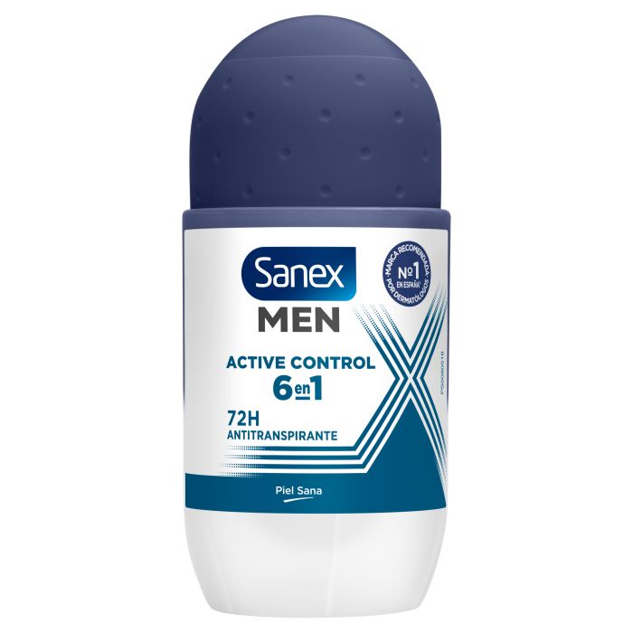 Sanex Desodorante Roll-On Men Active Control 72 Horas 50 Ml