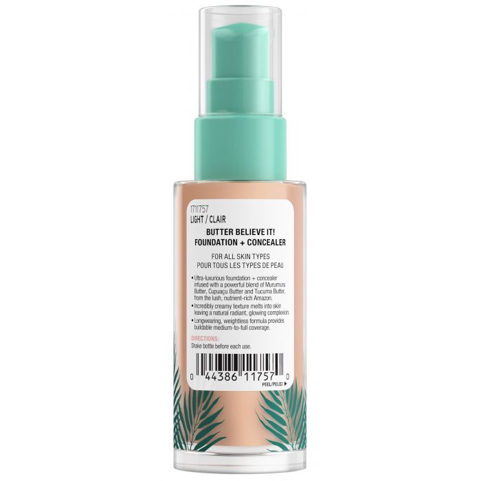 Butter Foundation + Concealer Base de Maquillaje y Corrector 2 en 1
