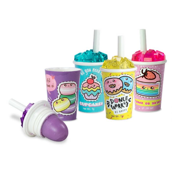 Bálsamo labial com refrigerante