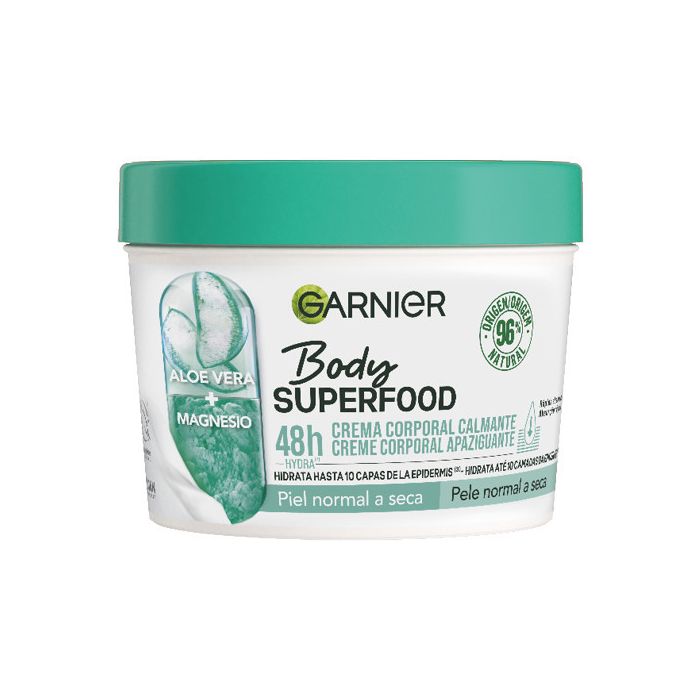 Body Superfood Creme Corporal Suavizante com Aloé Vera e Magnésio
