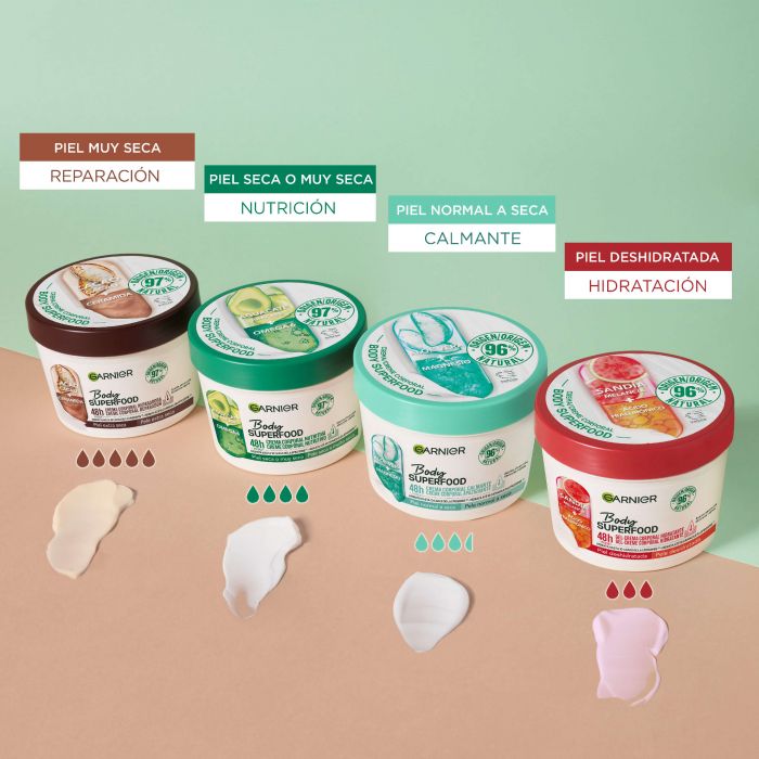 Body Superfood Creme Corporal Suavizante com Aloé Vera e Magnésio