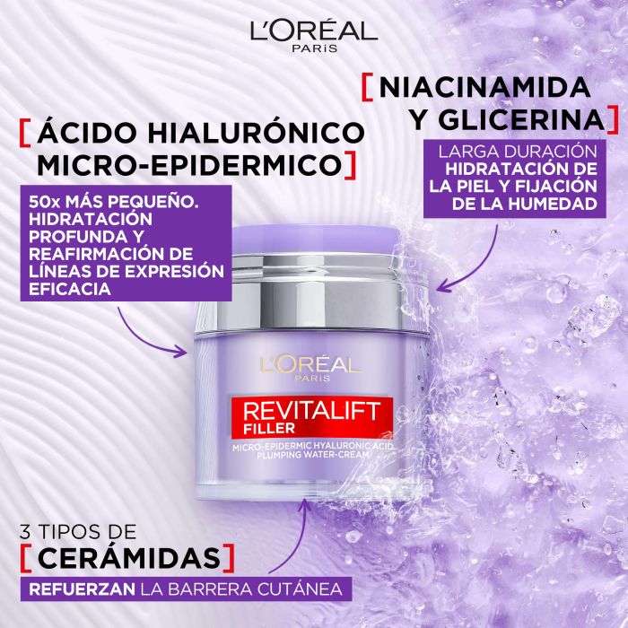 Revitalift Filler Gel Creme de enchimento com ácido hialurónico