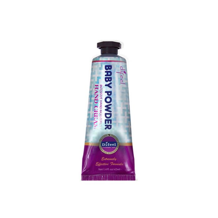 Creme para as mãos com talco