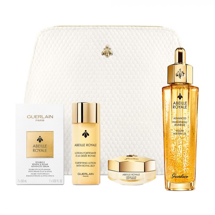 Cofre del Programa Antiedad: Crema, Loción, Aceite y Sérum