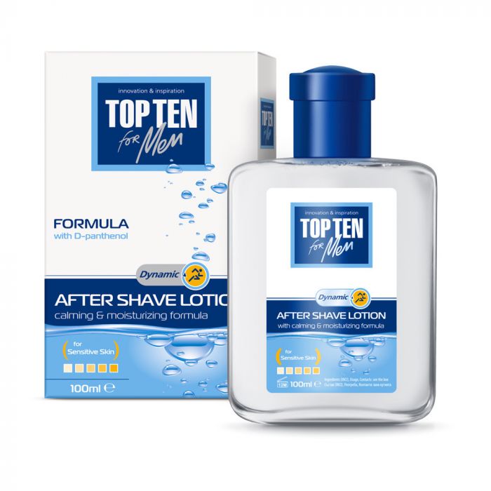 Top Ten for Men Bálsamo calmante After-Shave Dynamic para homem
