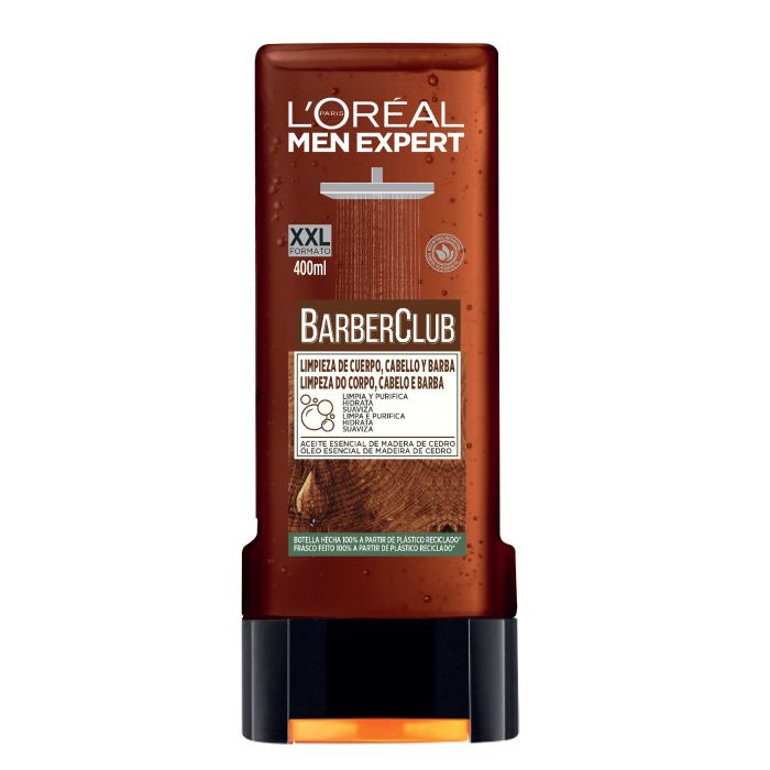 Gel de duche para a barba, corpo e cabelo Barber Club