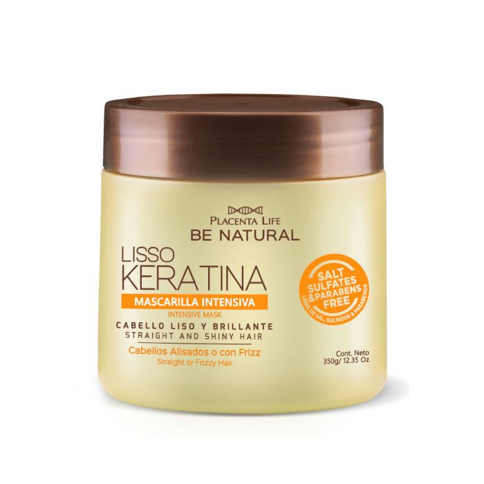 Keratimask Primor Alisado Be Natural Lisso Keratina Queratina Pelo