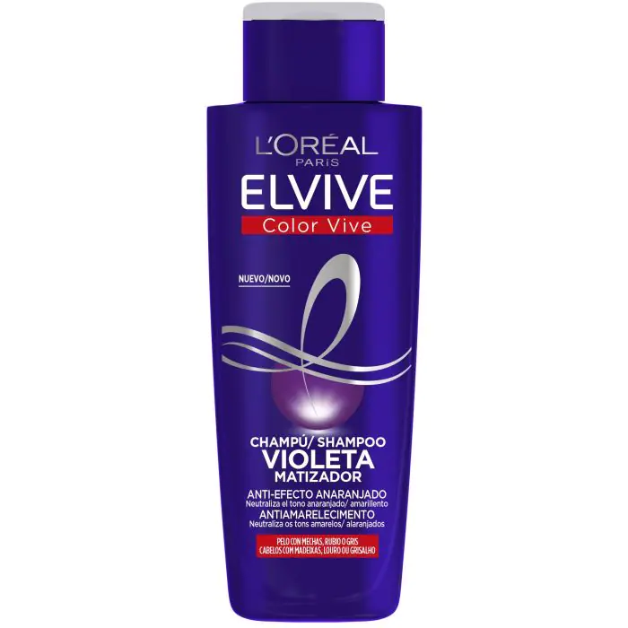 L'Oréal París Shampoo Violeta Matizador Color Vive Elvive | Perfumarias  Primor