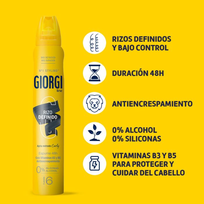 Espuma Rizos Definidos 48H