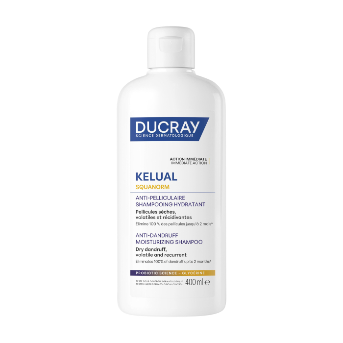 Kelual Squanorm Champú Tratamiento Hidratante Caspa Seca 400 ml