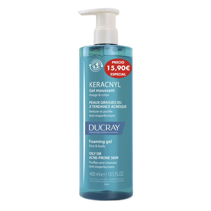 ¡25% Dto! Keracnyl Gel Limpiador Piel Grasa 400 Ml-image
