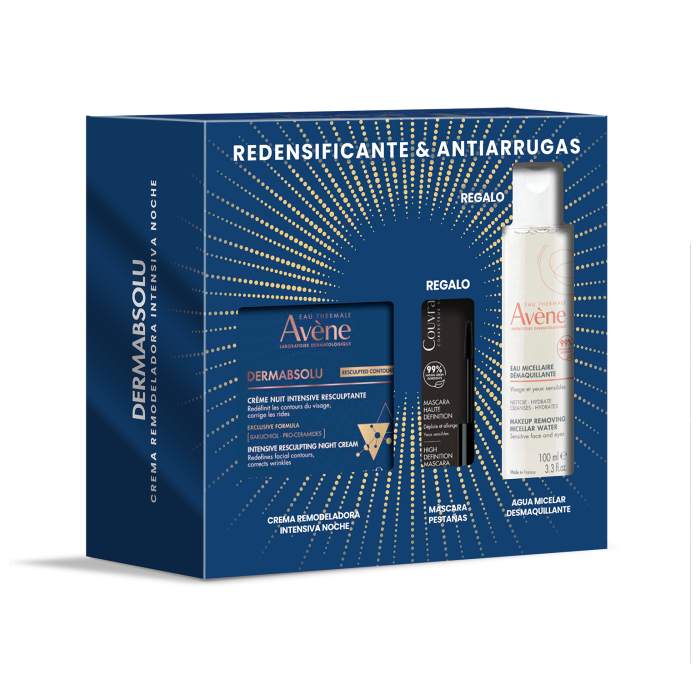 Dermabsolu Estuche Crema de Noche + Agua Micelar + Máscara de Pestañas